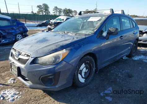 2013 Subaru Impreza 2.0I from USA, damaged, VIN JF1GPAA64D2837210